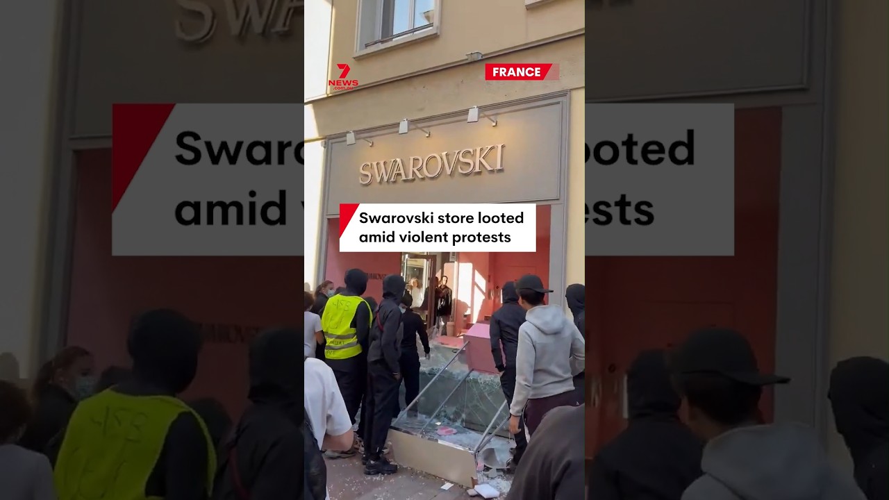 Swarovski store looted amid violent protests