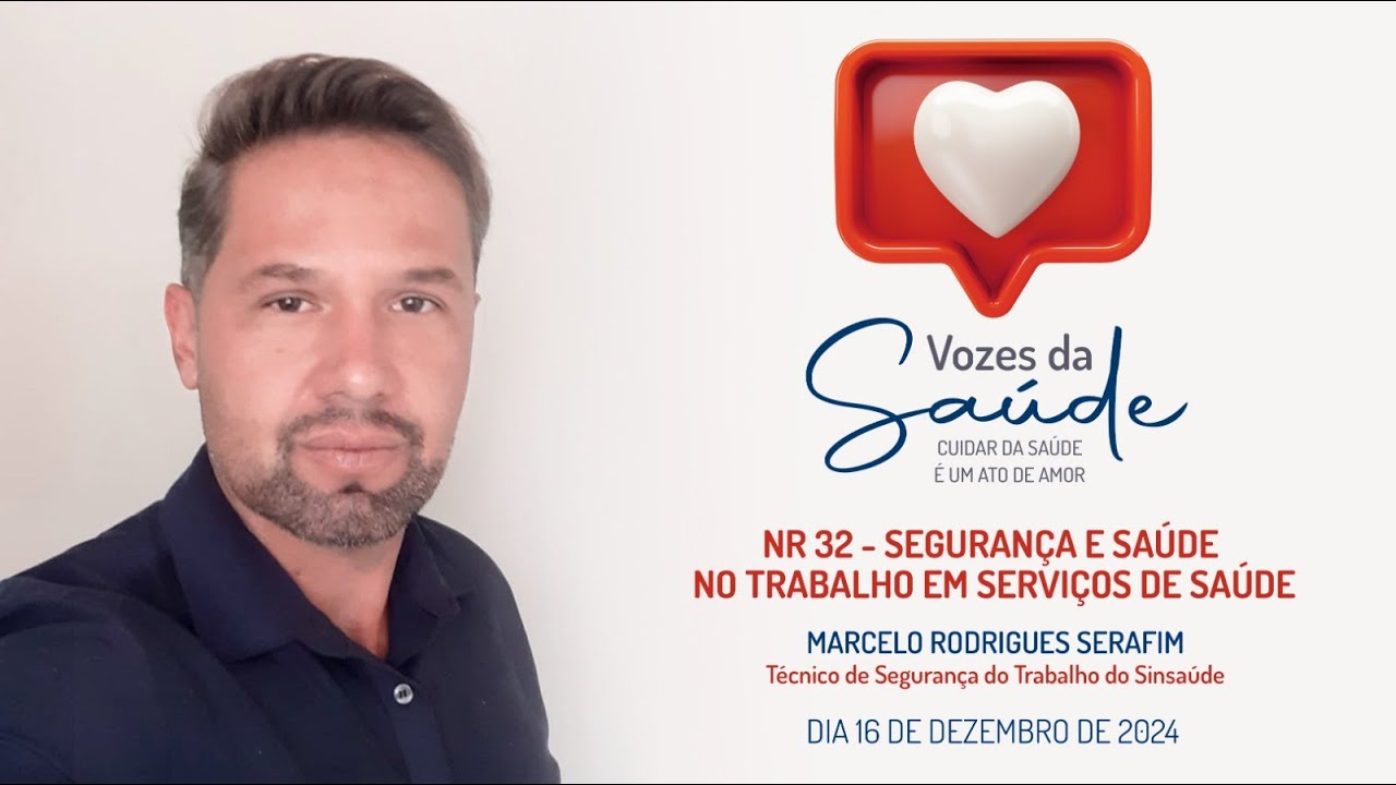 NR 32 e a Segurança no Trabalho em Hospitais: Marcelo Rodrigues Serafim Explica | Vozes da Saúde