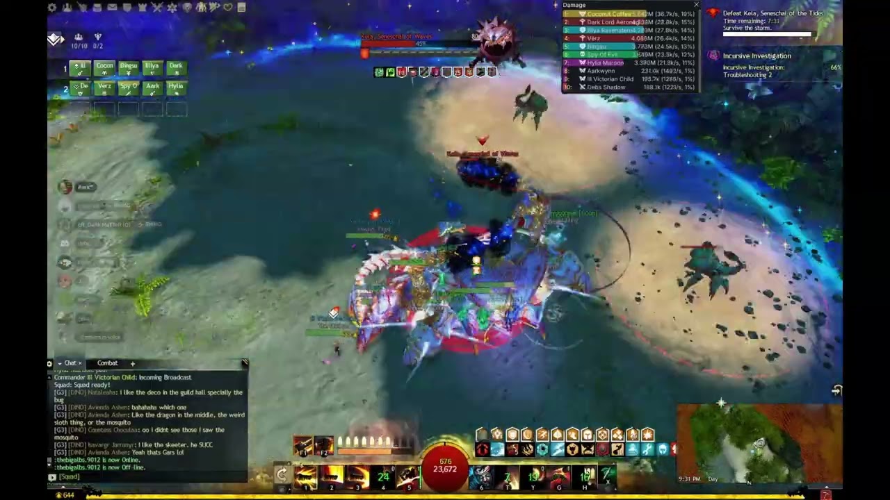 Day 1 Kela Bladesworn PoV (Guild Wars 2 VoE Raid)