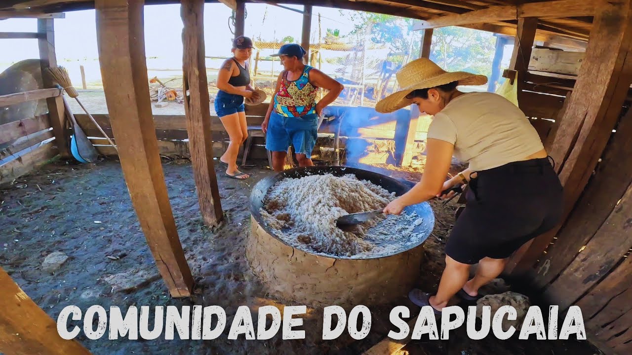 VIDA REAL DOS RIBEIRINHOS NA AMAZÔNIA / DIA DIA NA COMUNIDADE DO SAPUCAIA 
