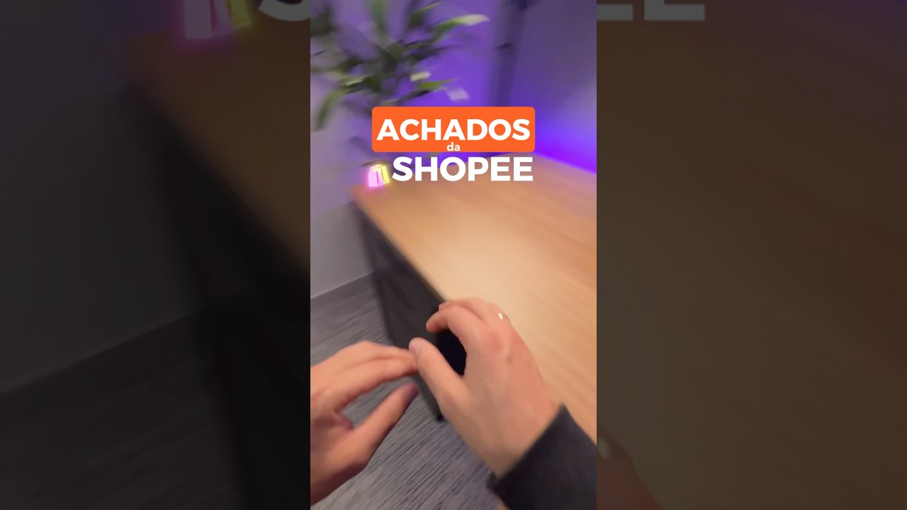 Achei na Shopee para homeoffice! Tudo por menos de 400 junto ✨💻🧡