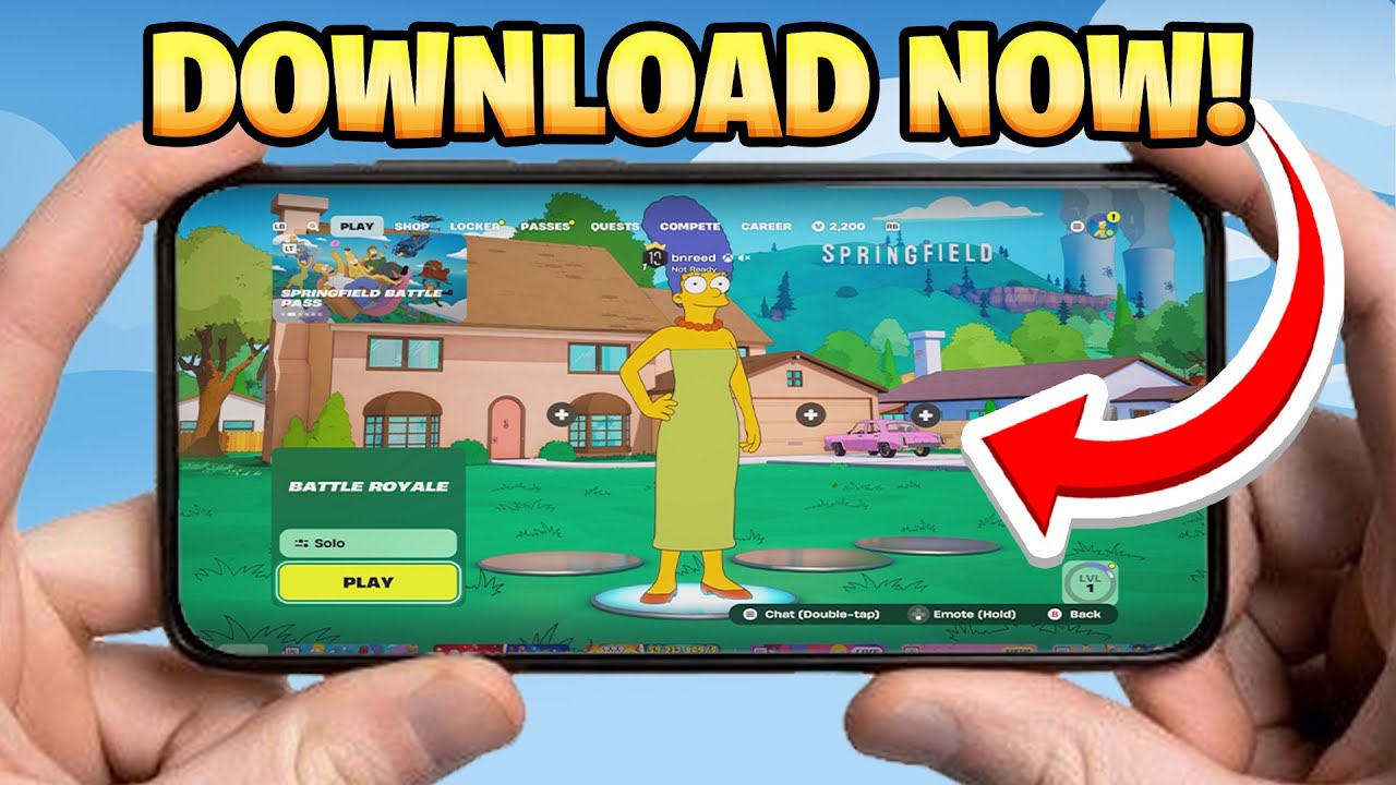 Как скачать Fortnite Mobile на iOS и Android! (Сезон Симпсонов)