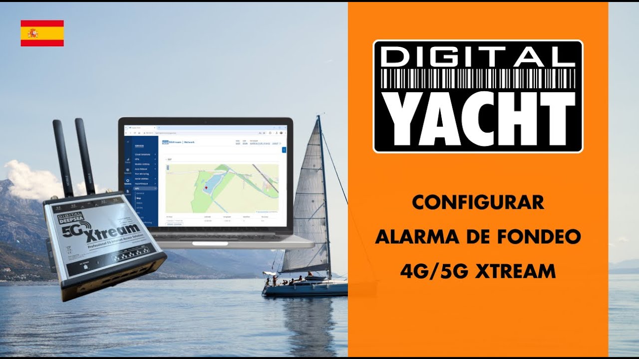 Configurar una alarma de fondeo - 4G/5G Xtream - Digital Yacht Espa&ntilde;a