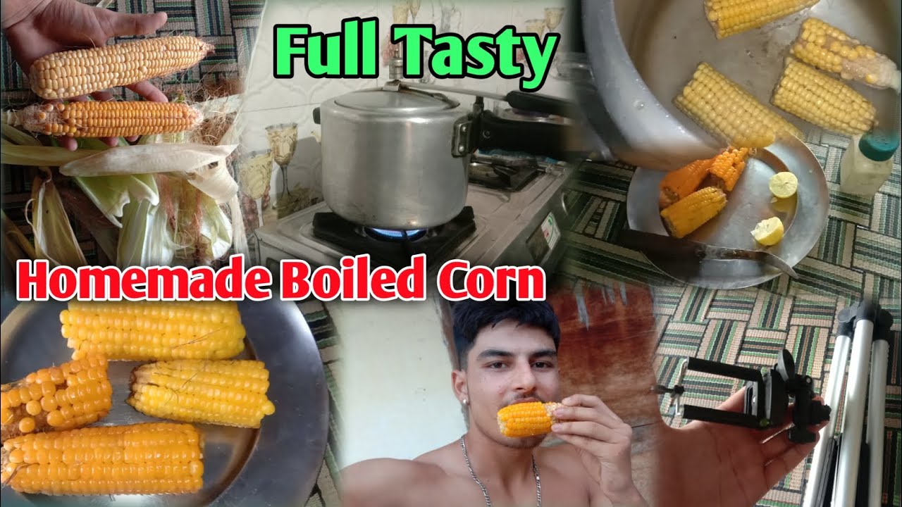 Homemade Boiled Corn 🌽 Recipe | ਆਬੂ ਛੱਲੀ |How to make 😍 Challi At Home |