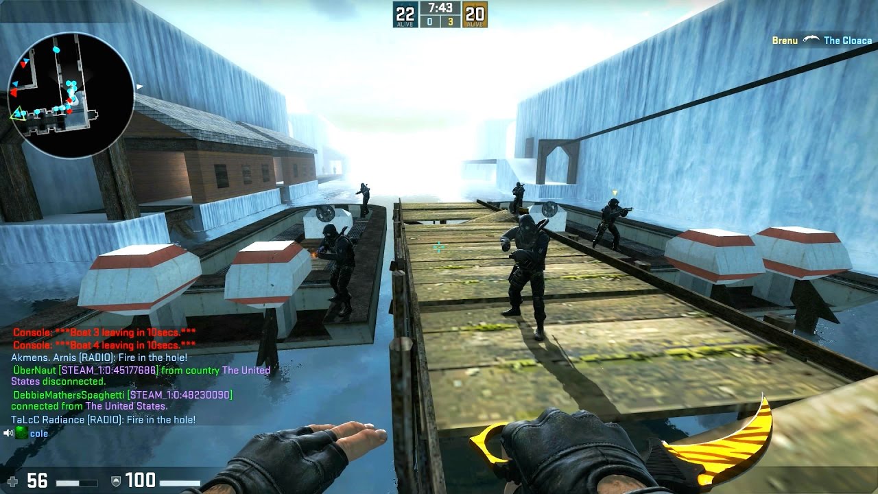 CS:GO - Zombie Escape Mod Gameplay on Icecap Escape map