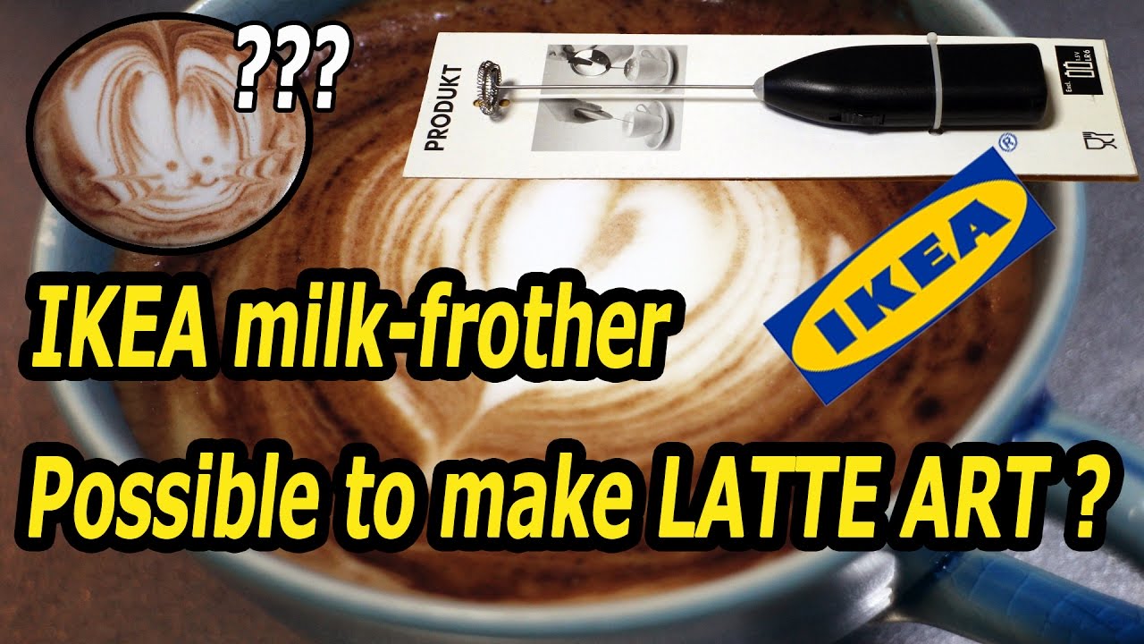 IKEA's milk frother: Is it possible to make Latte Art with ?