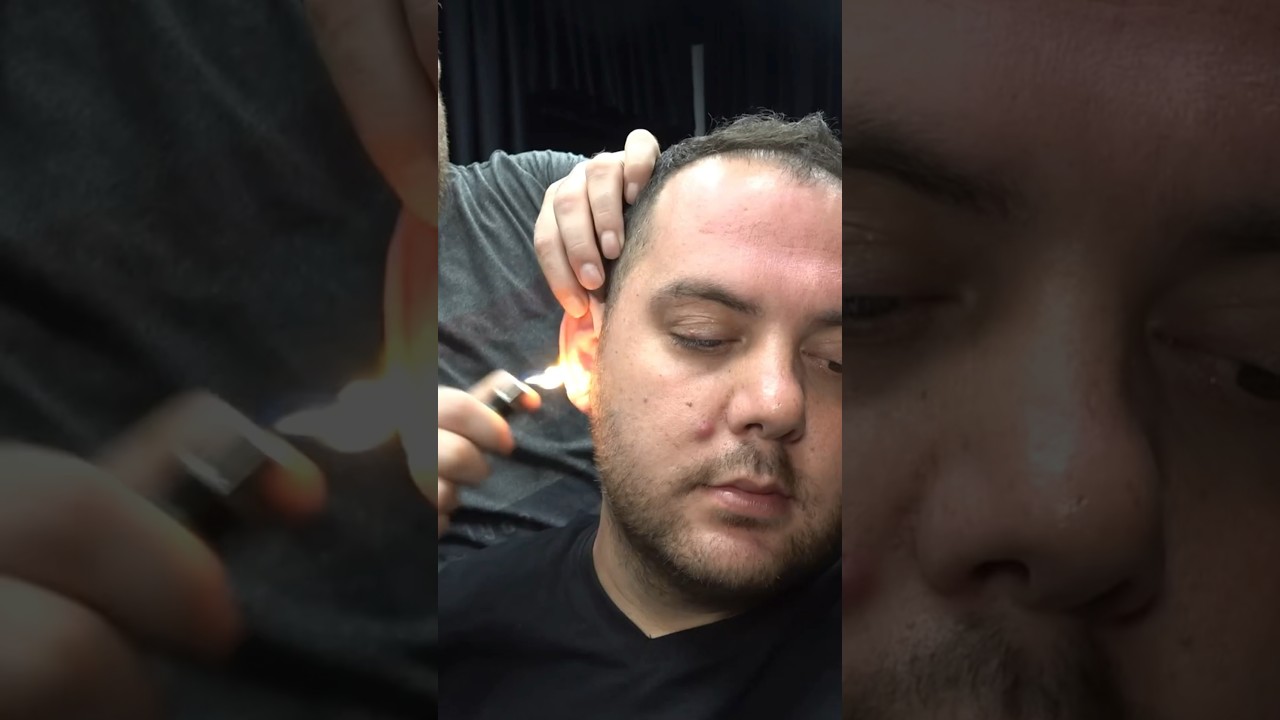 Turkish Barbers Body Massage , Ear Burn And Cracks  #neckcracks #massage #barbermassage #asmr #acmp