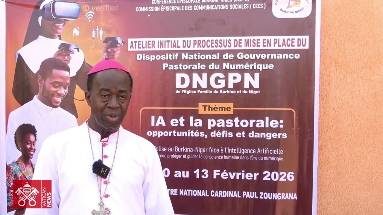 Mgr Lucas Kalfa Sanon, président de la commission épiscopale des moyens de communication de social