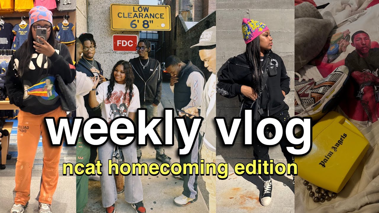 HBCU NCAT Homecoming Vlog | Saniya Love