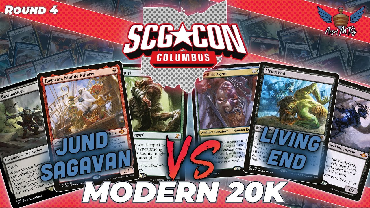 MTG Modern | Jund Sagavan vs Living End | SCGCON Columbus Modern 20k | Round 4