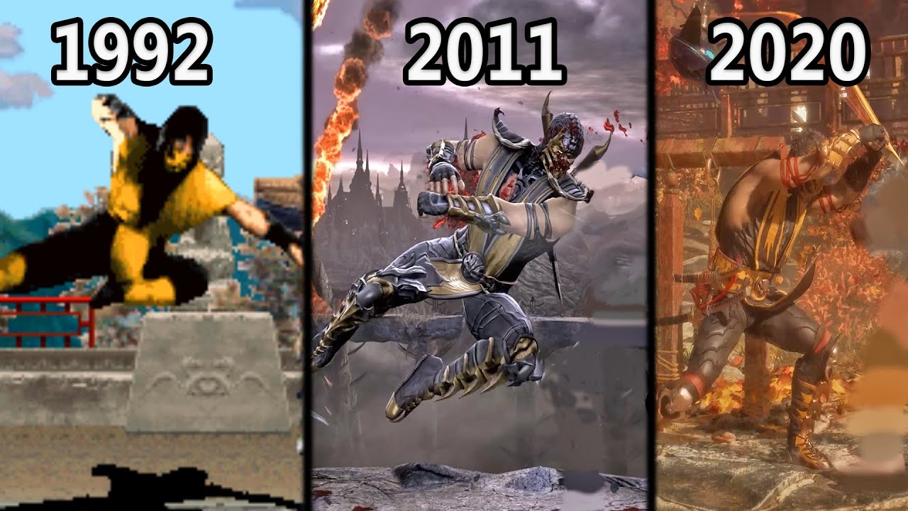 Evolution of Scorpion's Teleport Punch (1992-2020)