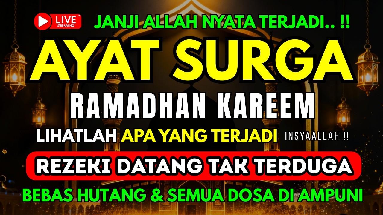 REZEKI MENGALIR DERAS.. !! Dzikir Pagi & Petang Nabi Muhammad SAW | أذكار الصباح | Ketenangan Hati