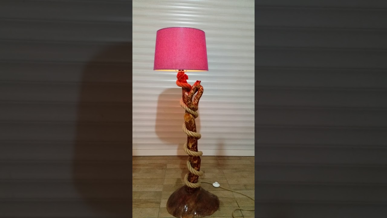 AĞA&Ccedil; SALON ABAJURU