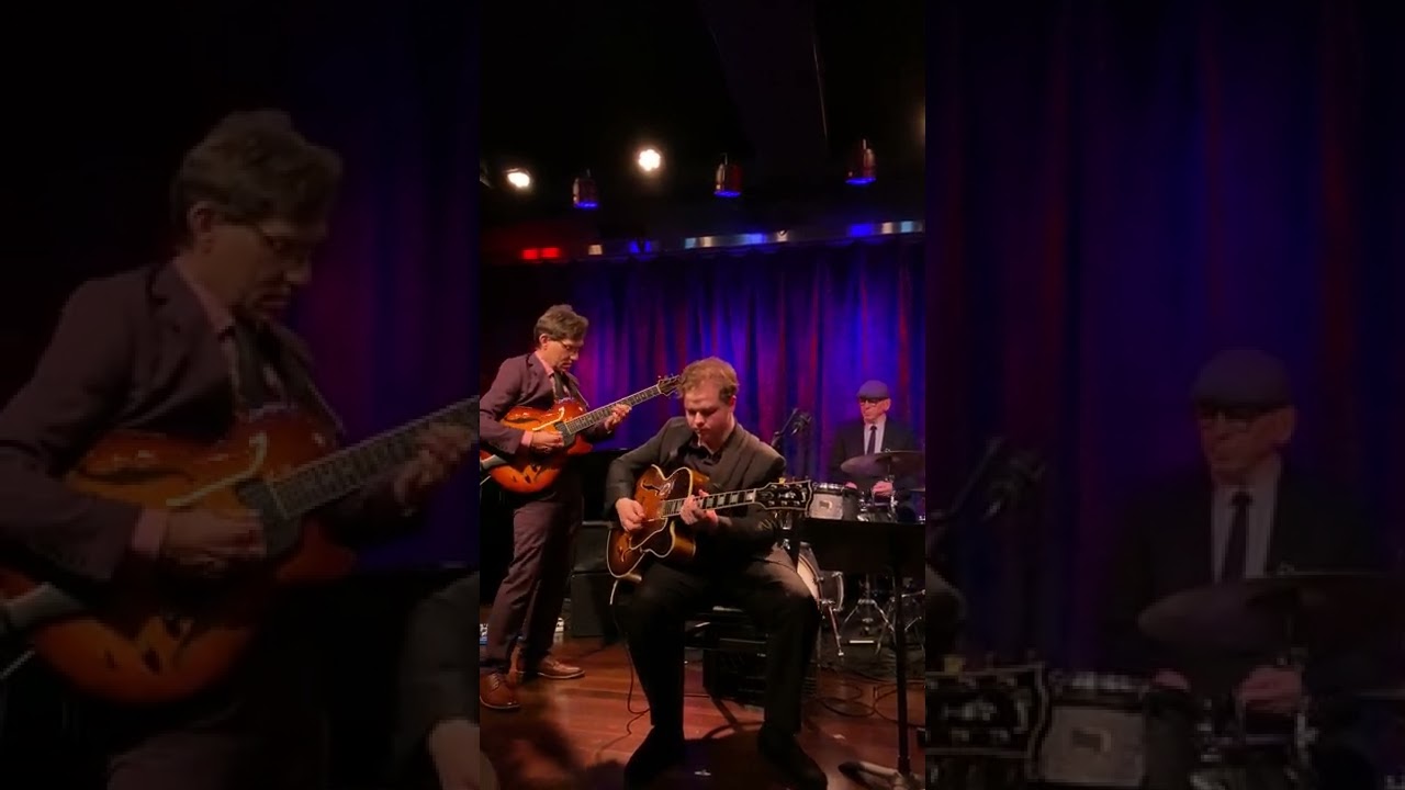 Henry Acker with Frank Vignola and Harvie S. After You've Gone at Birdland NYC