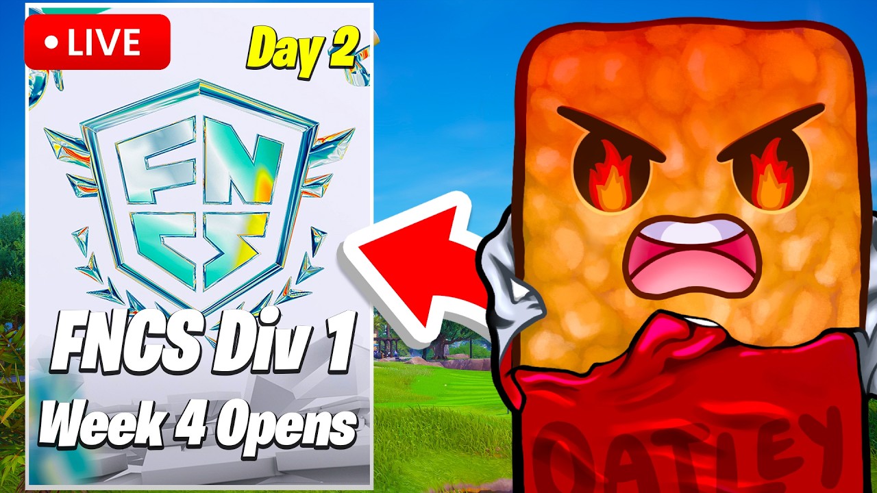 🔴LIVE - FNCS DIV 1 OPENS DAY 2 (Fortnite)