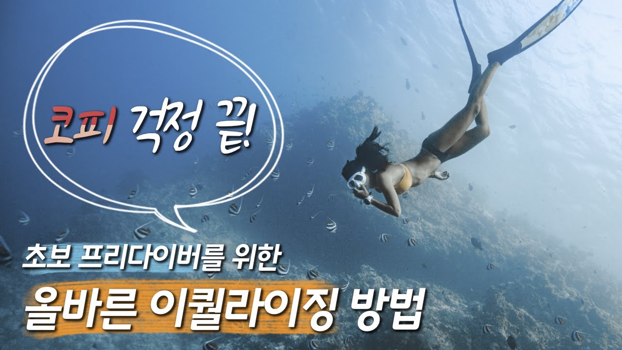#54 [프리다이빙 팁] 여러분이 코피로 고생하는 이유: 올바른 이퀄라이징 방법