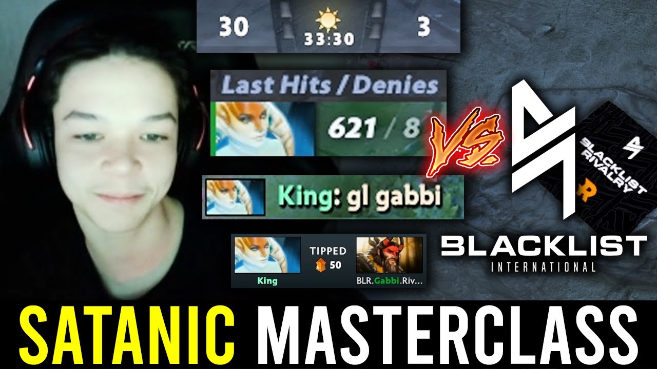 How This Kid Farm So Fast??? - SATANIC Naga Siren Perspective vs BLACKLIST - Elite League Dota 2