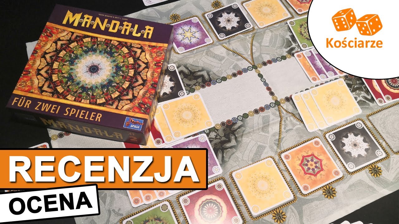 Kościarze – Na Tapecie… MANDALA gra planszowa, karciana dla dwóch graczy (odc. #32)