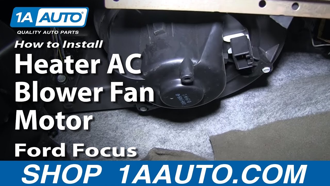 How to Replace Heater Blower Motor with Fan Cage 00-07 Ford Focus
