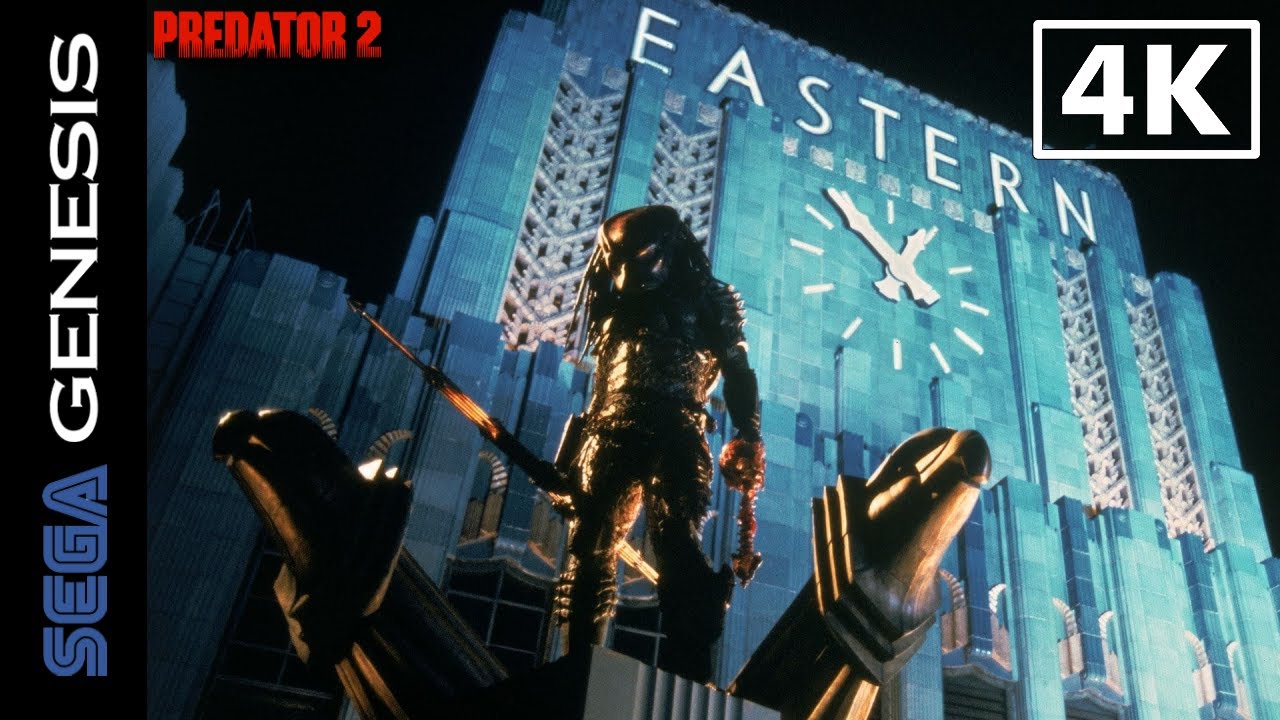 Predator 2 (Genesis) Playthrough [4K]