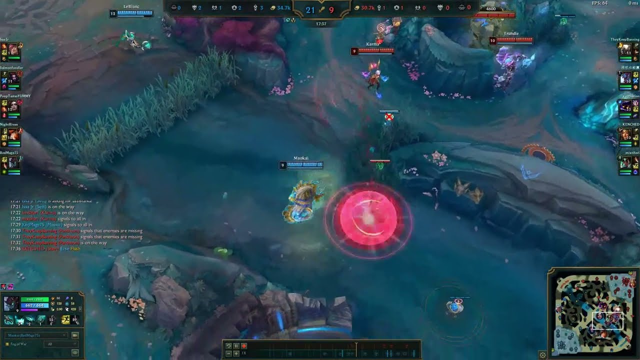 RedMage75 | Maokai vs. Karma | Patch 15.13