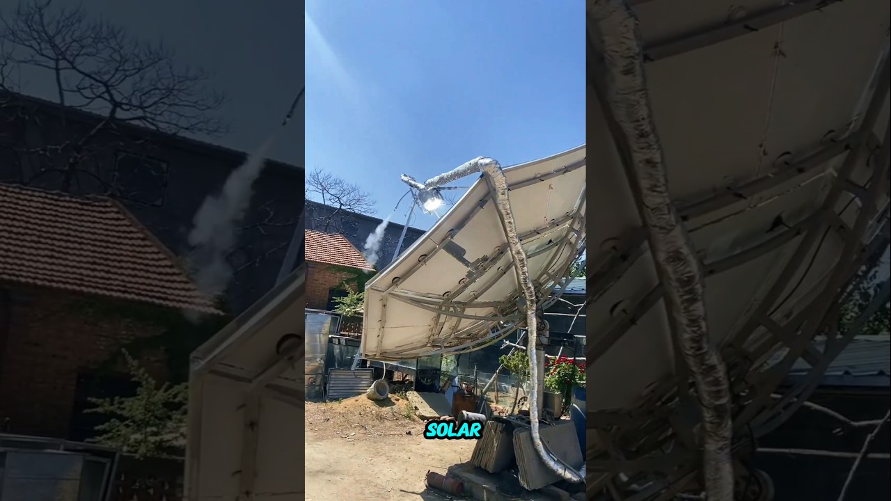 Free electricity house with sunlight energy.