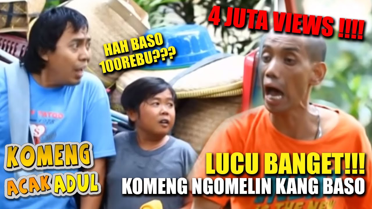 LUCU BANGET !!! Komeng Adul Ngomelin Kang Baso | KOMENG ACAK ADUL