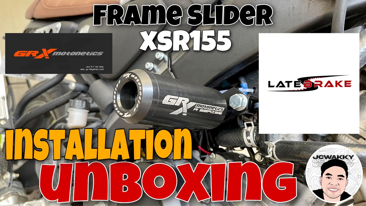 Frame Slider for my XSR155 | Unboxing & Installation