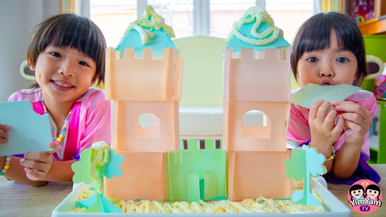หนูยิ้มหนูแย้ม | ปราสาทเจ้าหญิงจากขนมกระดาษ Kuchle