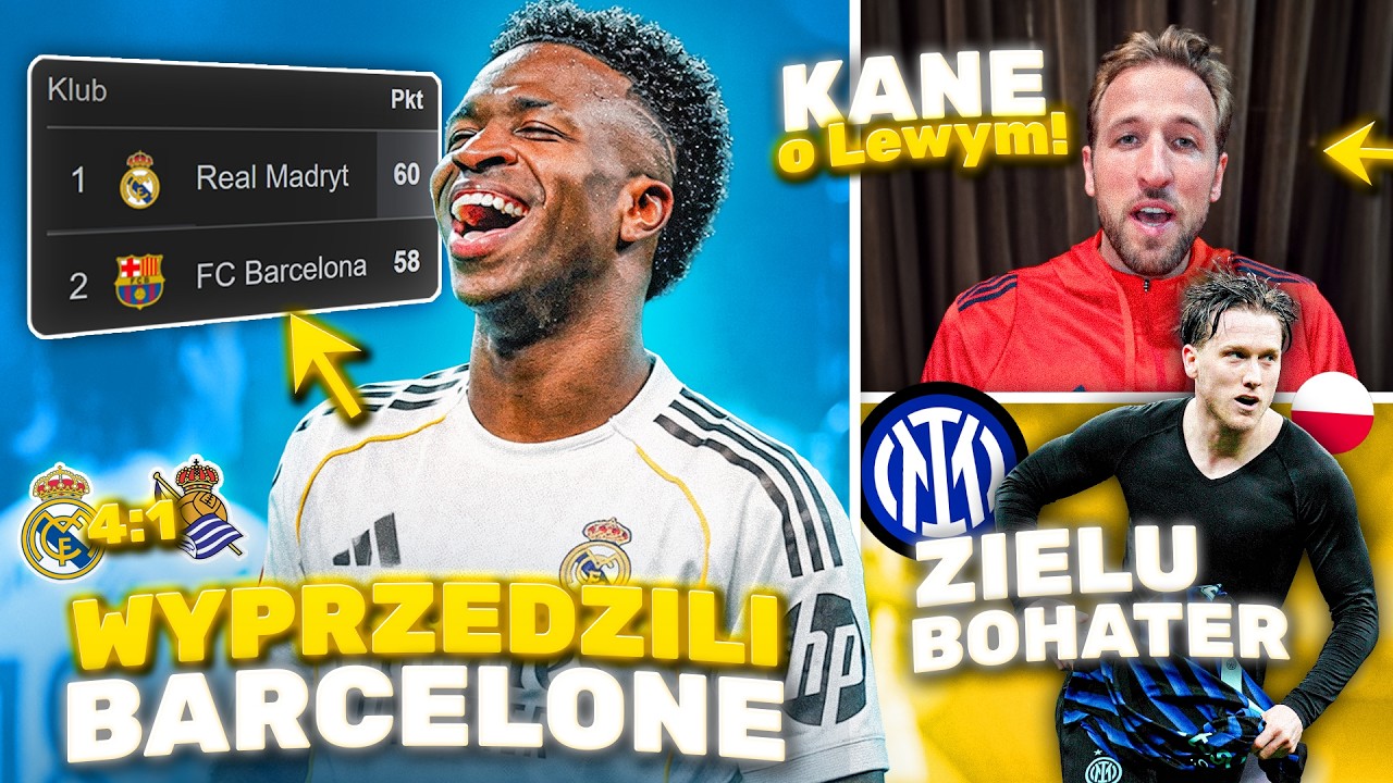 Real Madryt LIDEREM La Ligi… Piotr Zieliński URATOWAŁ Inter! Harry Kane po meczu o Lewandowskim!