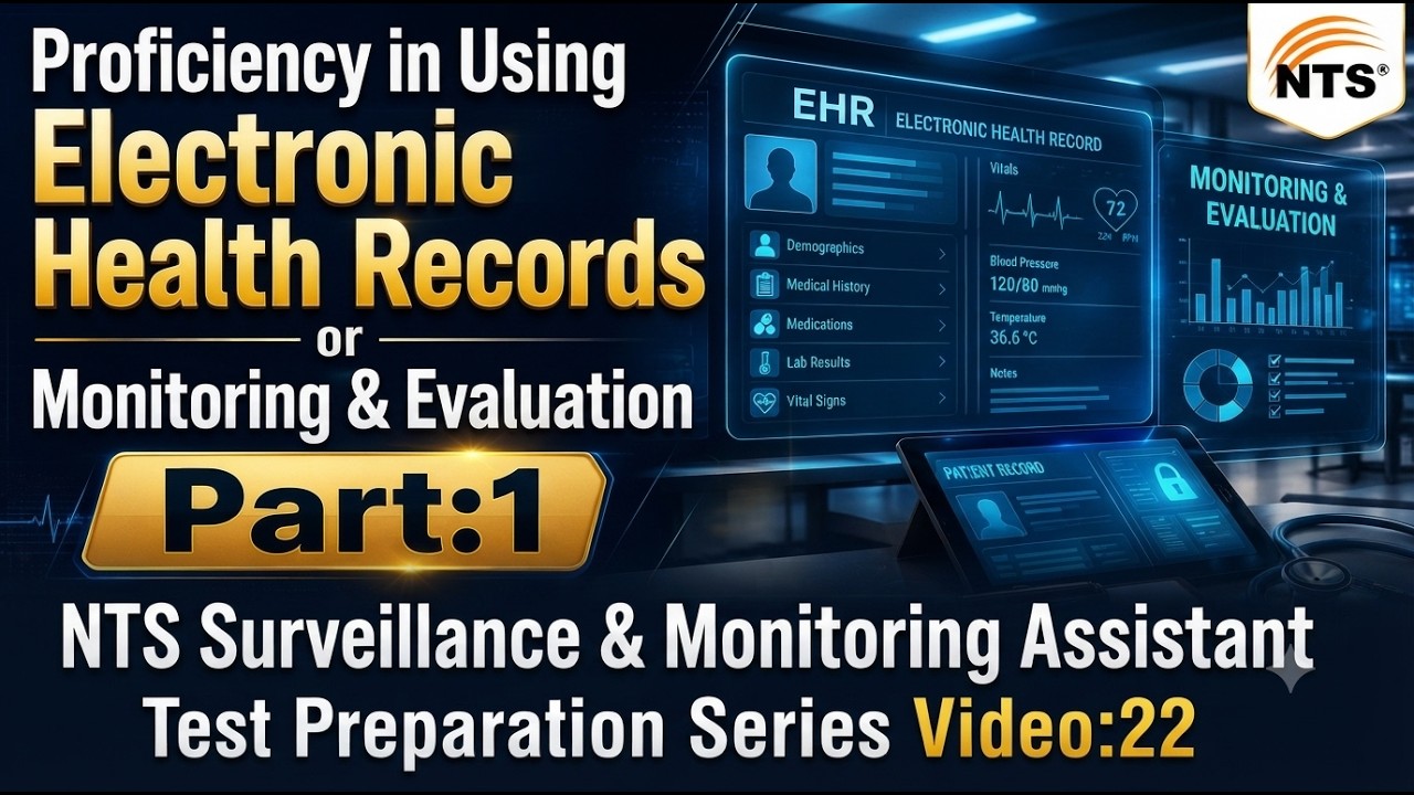 Proficiency in Using Electronic Health Records or Monitoring & Evaluation 1 | Surveillance Assistant