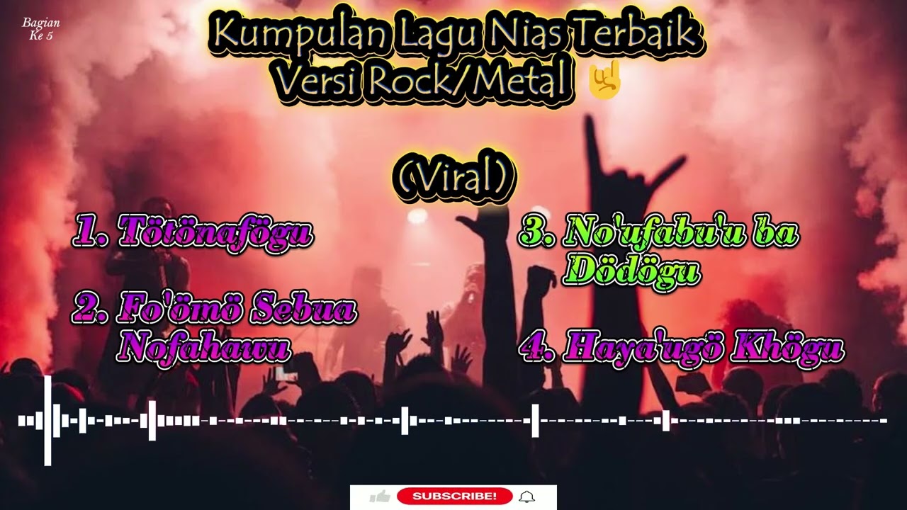 Kumpulan Lagu Nias Terbaik (Viral) | Versi Rock/Metal 🤘| Bagian Ke-5