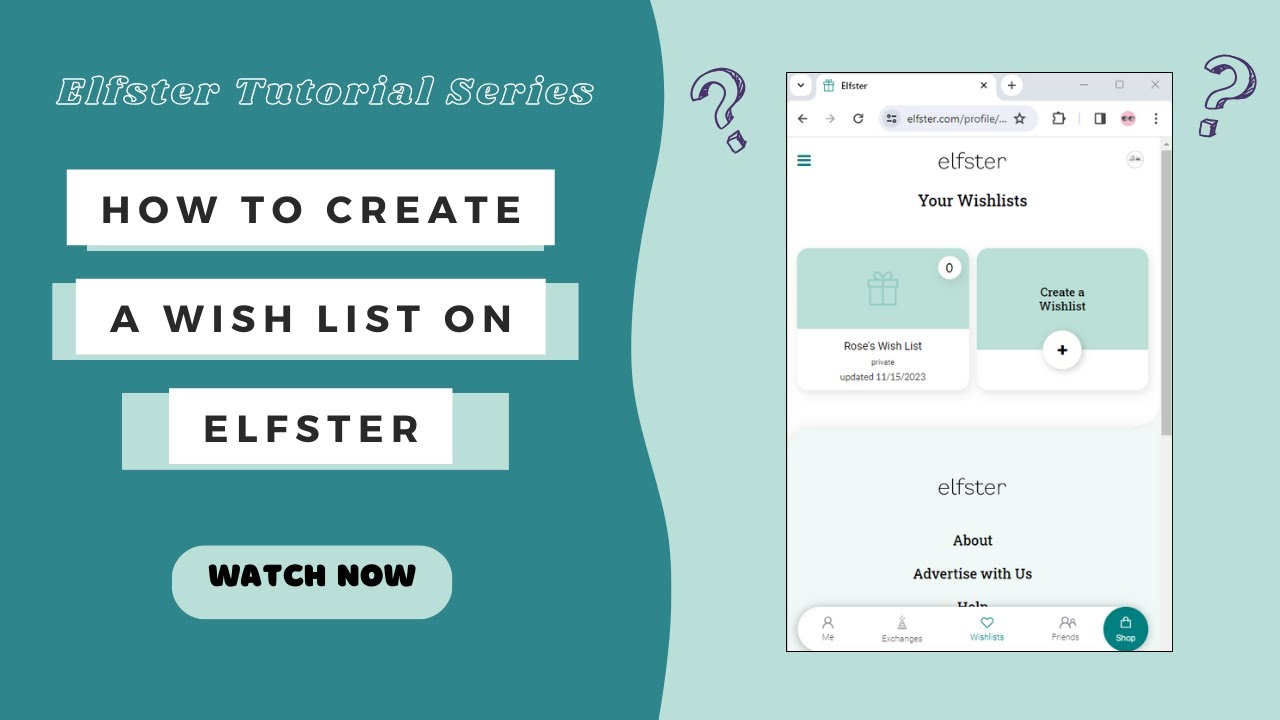 How To Create A Wish List - Elfster