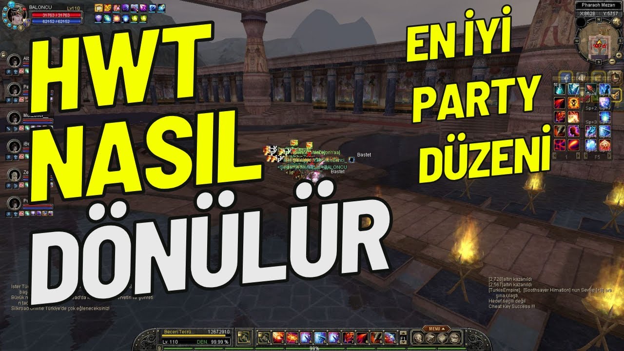 Silkroad Online Türkiye / HWT NASIL DÖNÜLÜR / ÇARLAR NASIL OLMALI / WARRİOR GEREKLİMİ ?