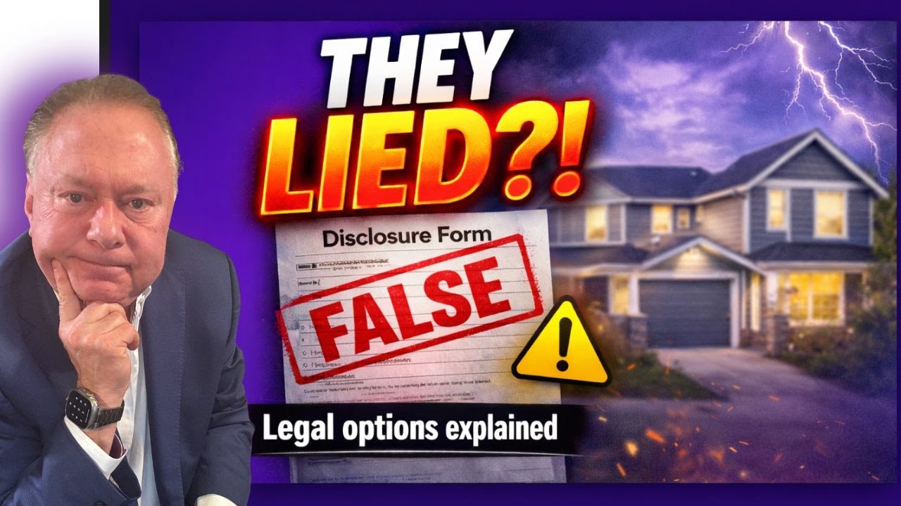 Seller LIED on the Disclosure?! Here’s Exactly What You Can Do