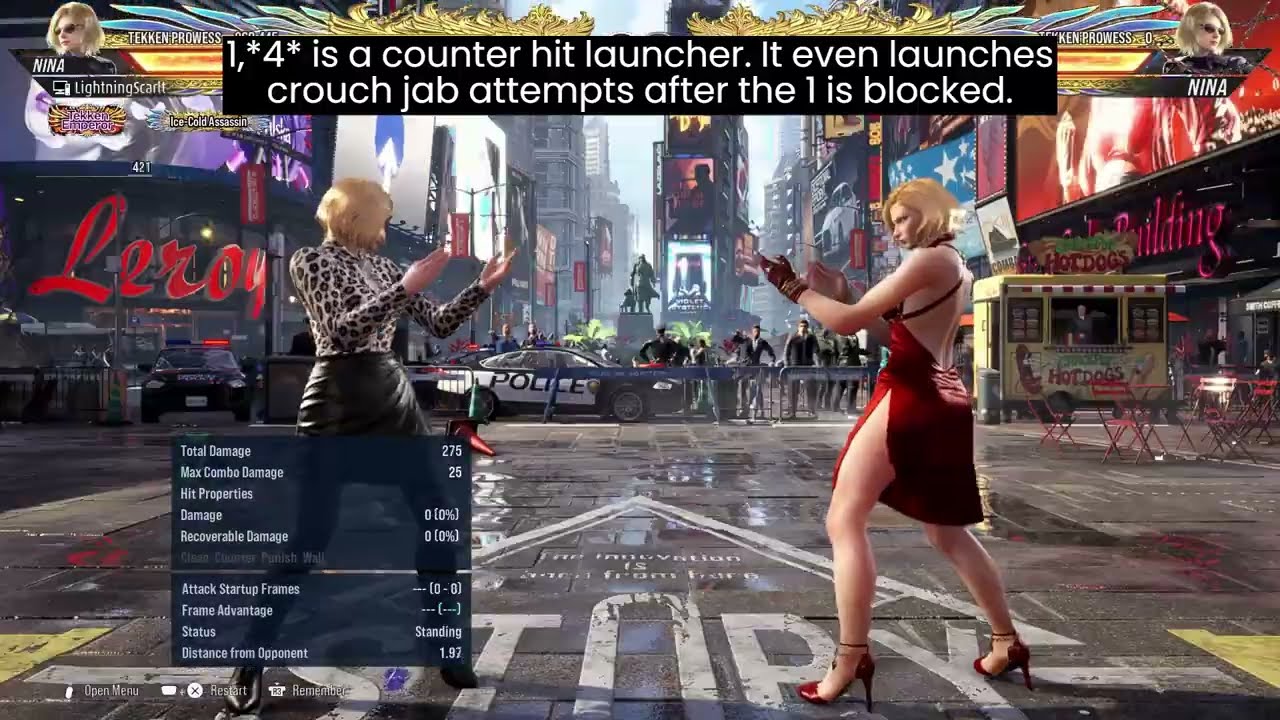 Tekken 8 Nina Strategy - Jabs and Jab Strings