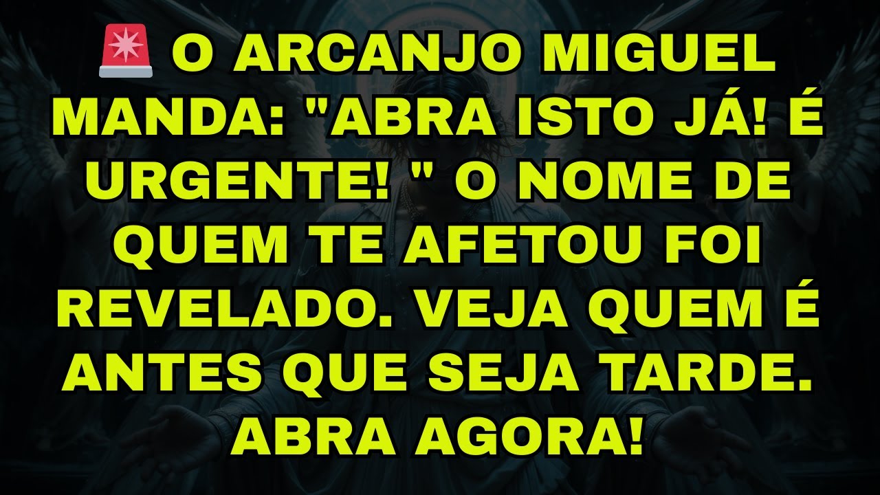 🚨 O ARCANJO MIGUEL MANDA: 