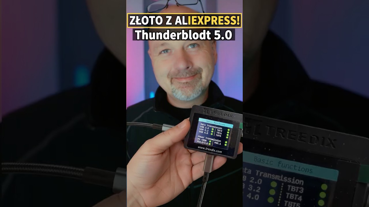 Kabel Noname z AliExpress za 24 zł z deklaracją Thunderbolt 5 i 240 W&hellip;