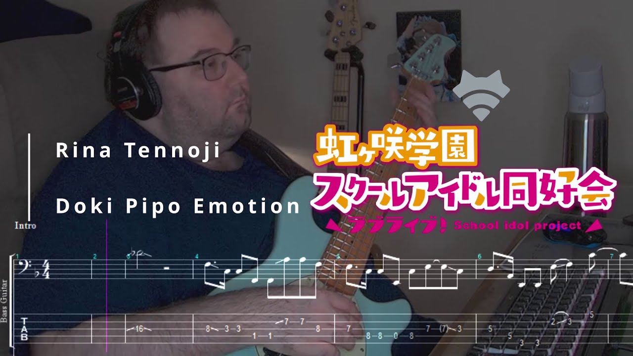 Rina Tennoji - Doki Pipo Emotion | Bass Cover & Play-Along TAB