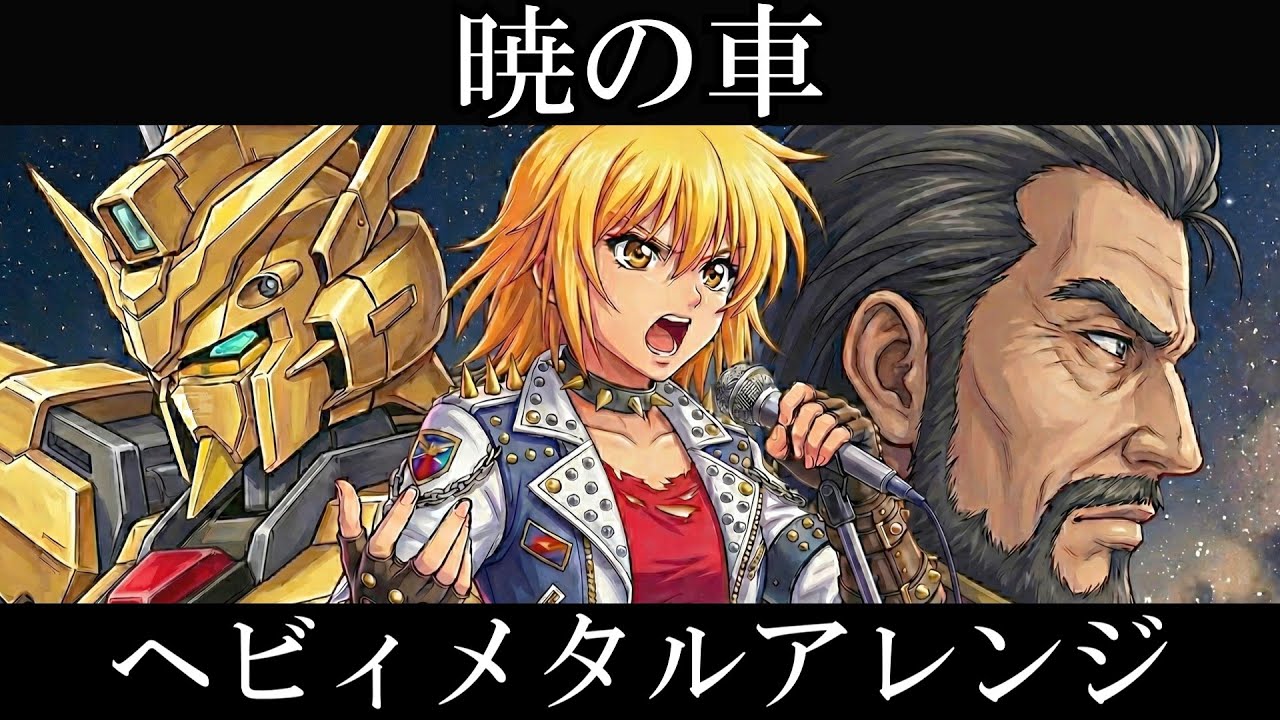 機動戦士ガンダムSEED 挿入歌 | FictionJunction『暁の車』AIでヘヴィメタルアレンジにしてみた