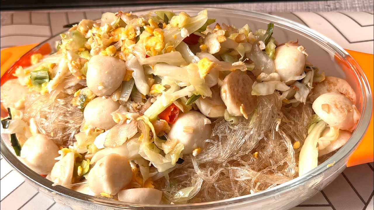 ပဲကြာဇံအစပ်ကြော်နည်း Spicy Fried Glass Noodles