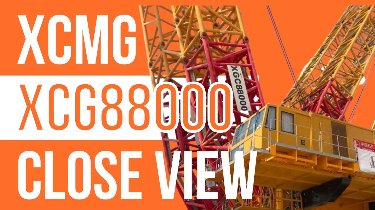 Close View Of Gigantic XCMG XGC88000 On Superlift! #Cranepedia  #XGC88000 #XCMG #Shorts