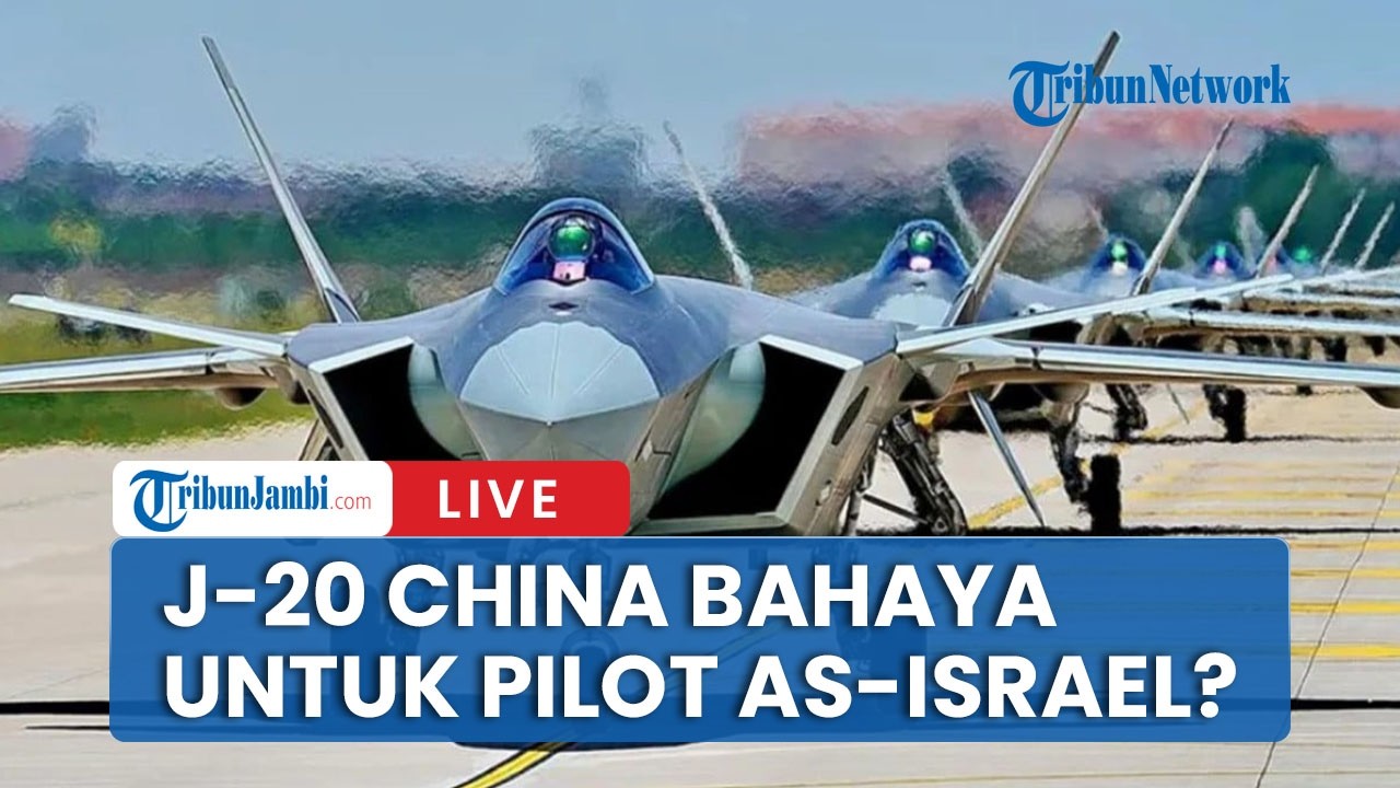 🔴J-20 China Bikin Pilot AS-Israel Ketar-Ketir?