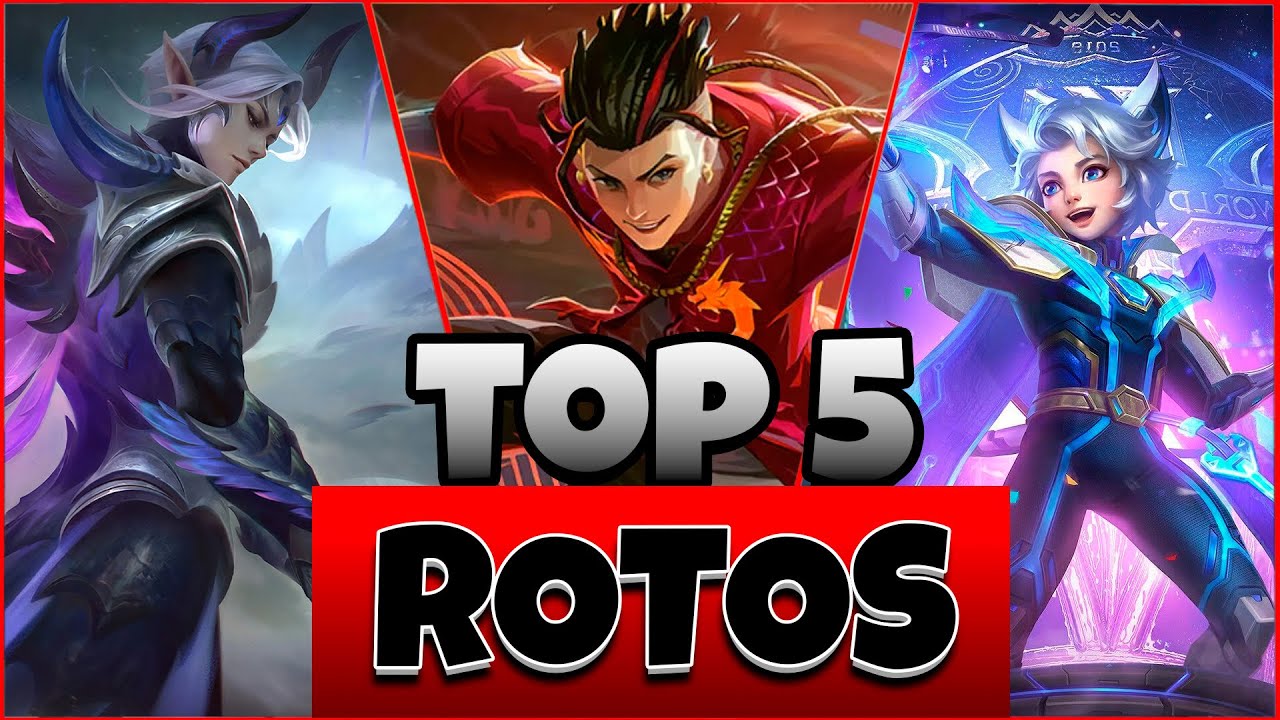 TOP 5 HEROES ROTOS DE LA ACTUALIZACION | LA Ultima Actualizacion Trae Un Nuevo META