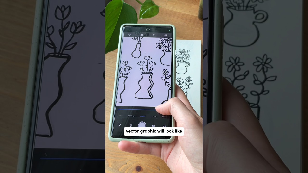 Как мгновенно превратить ваши эскизы в векторную графику с помощью #adobecapture