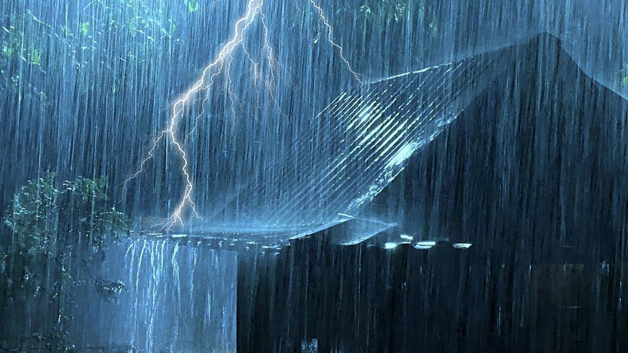 Heavy Rain Ambience for Immediate Sleep – Soothing Rain Sounds to Relieve Stress & Help Insomnia