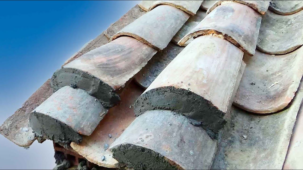Hacer Tejado de Teja Arabe - Colocar y Reciclar Tejas de Barro