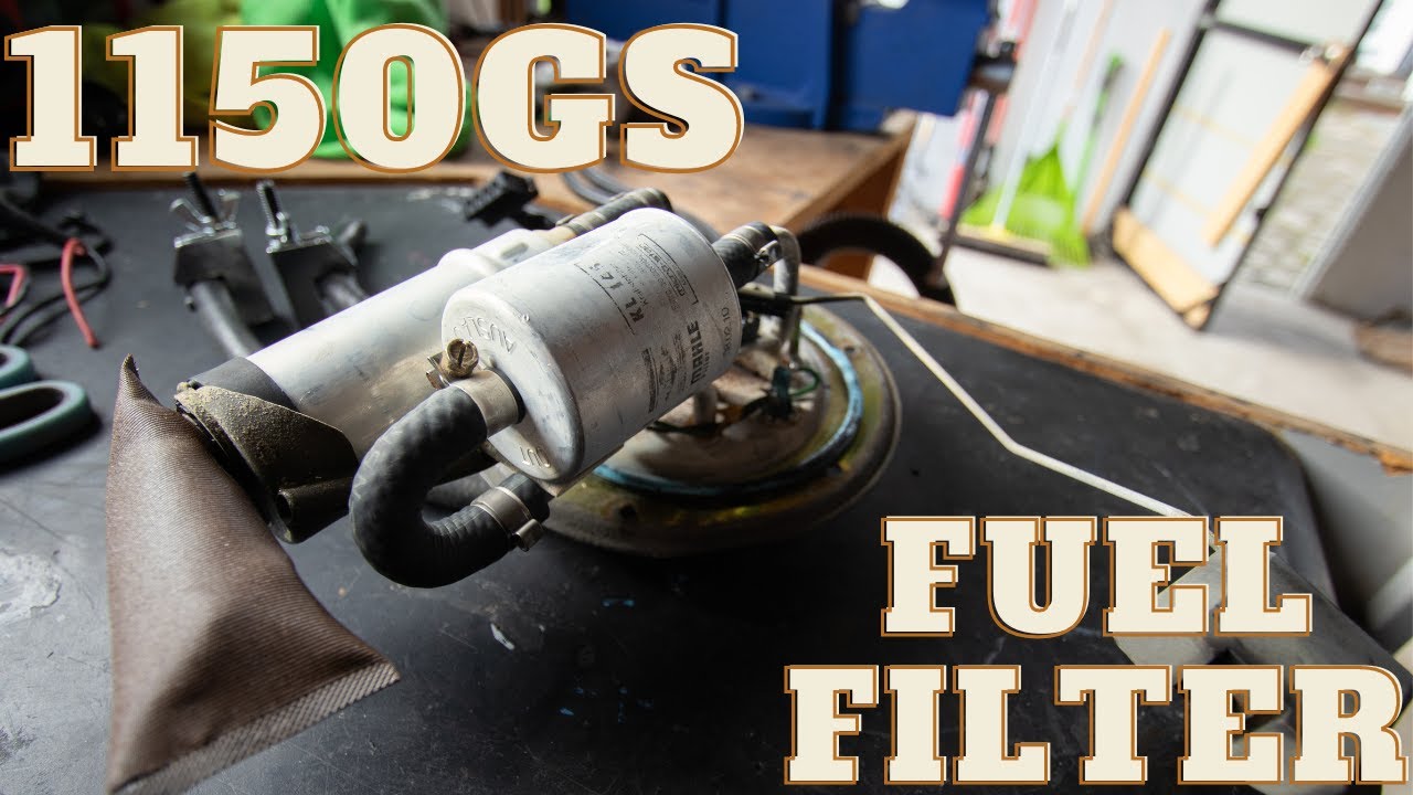 Bmw R1150gs - Fuel filter + lines  replacement