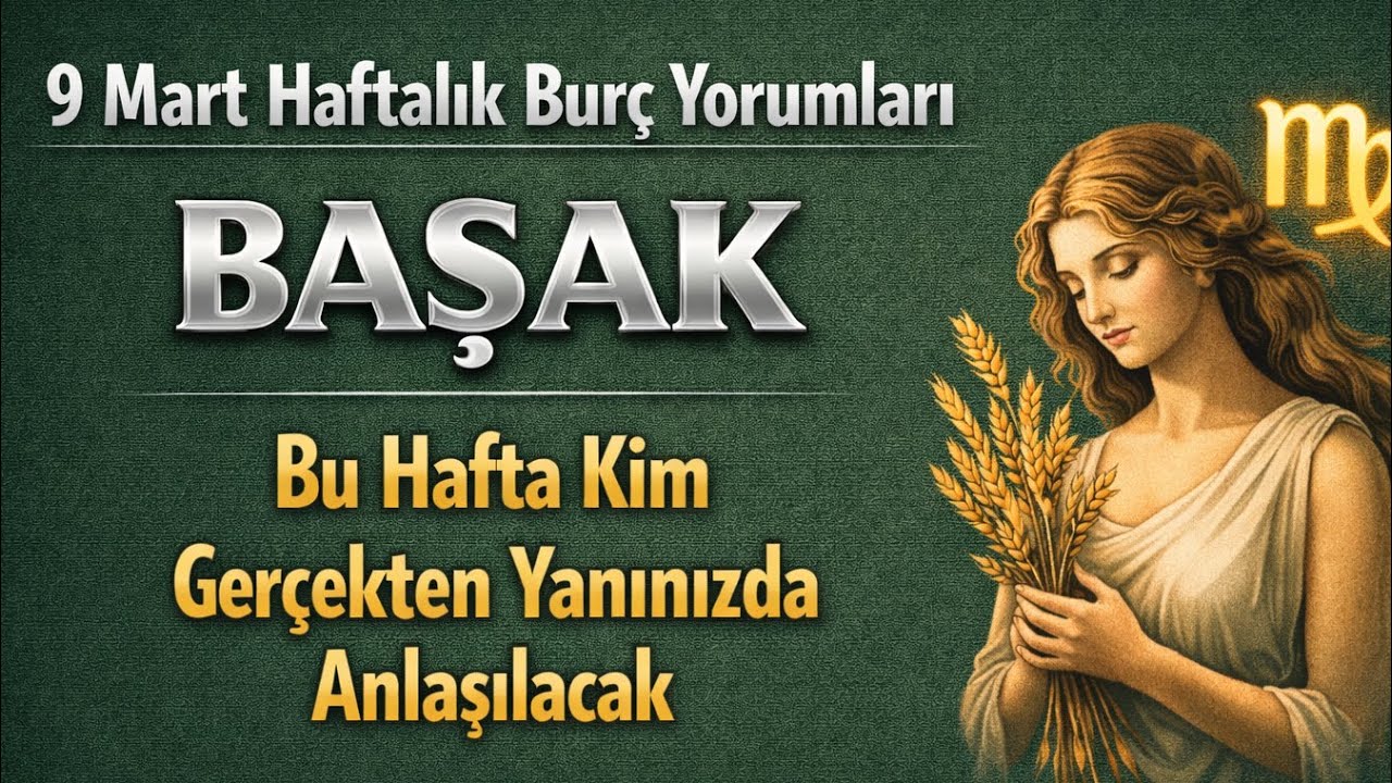 Başak Burcu - Yükselen Başak - 9 Mart Haftalık Burç Yorumları