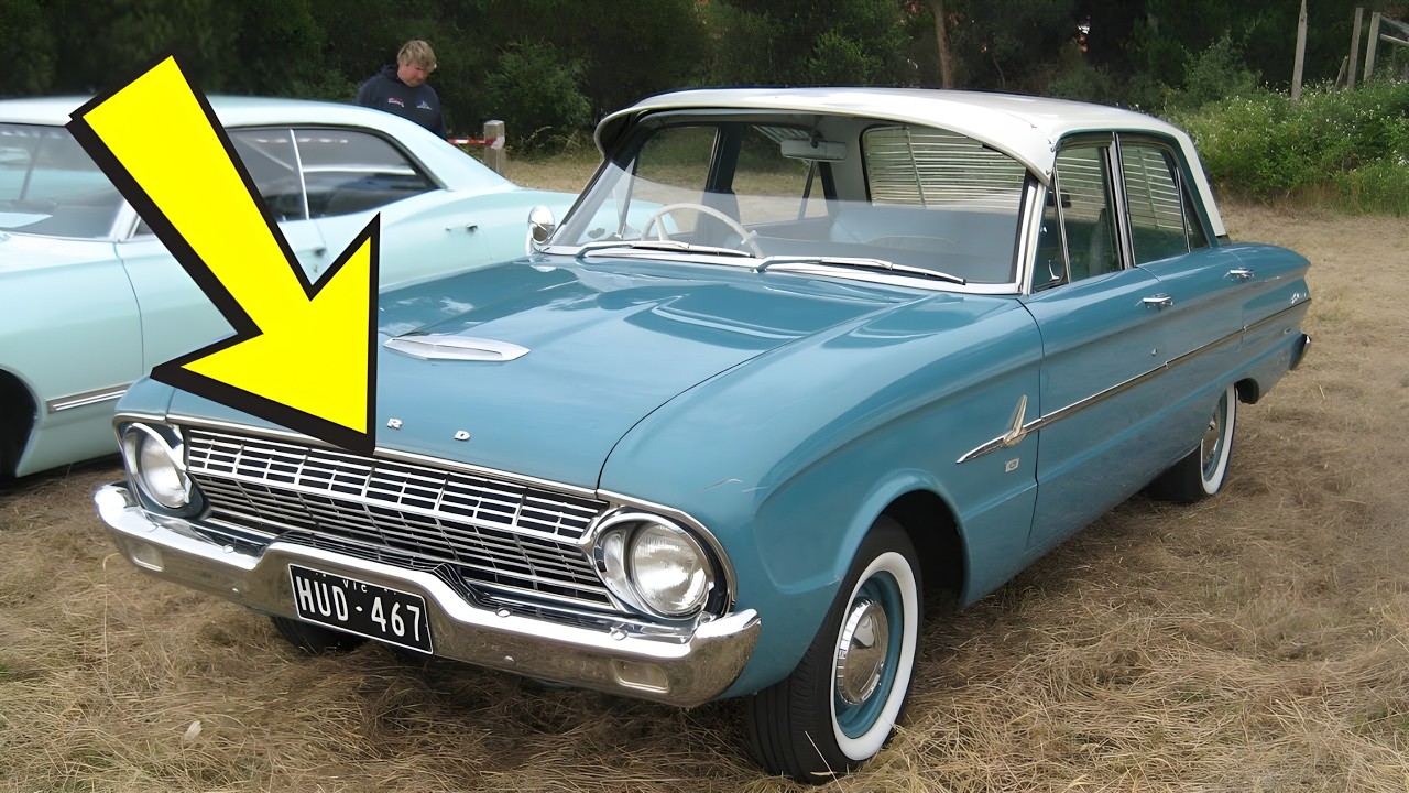 Как 70-сильный Ford Falcon 1962 года с 3-ступенчатой ​​коробкой передач ПОТРЯС дорожку для дрэг-р...